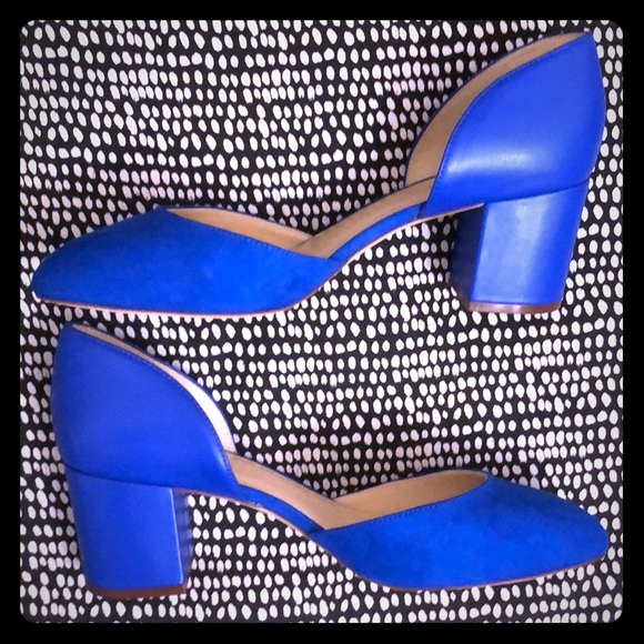 nine west blue shoes